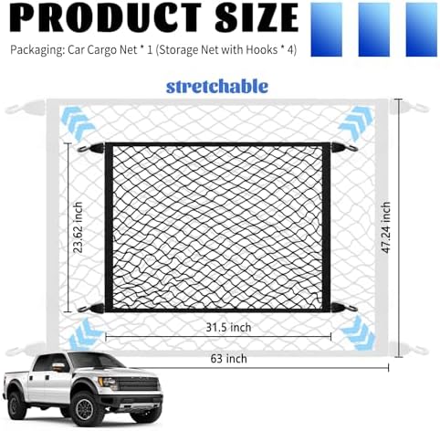 Highly Elastic Cargo Nets for SUV - Image 2