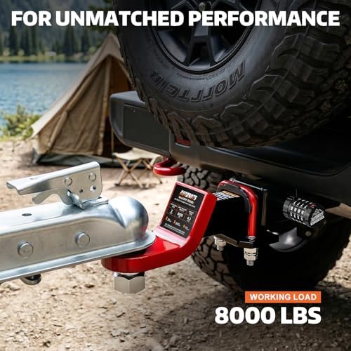 AUTOBOTS 2 Inch Trailer Hitch Ball Mount - Image 3
