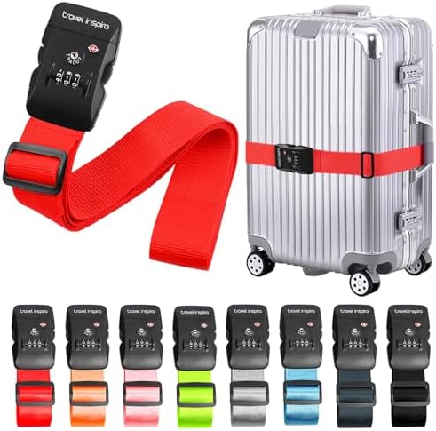 Travel Inspira Luggage Straps for Suitcases by TravelInspira