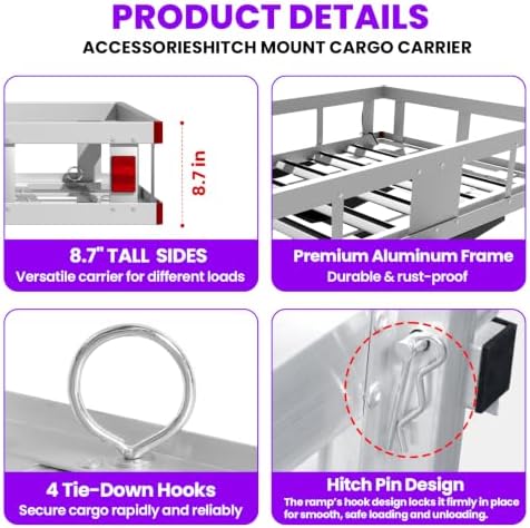 Trailer Hitch Cargo Carrier - Image 5