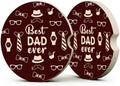 Best Dad Ever Car Coasters by Unknown