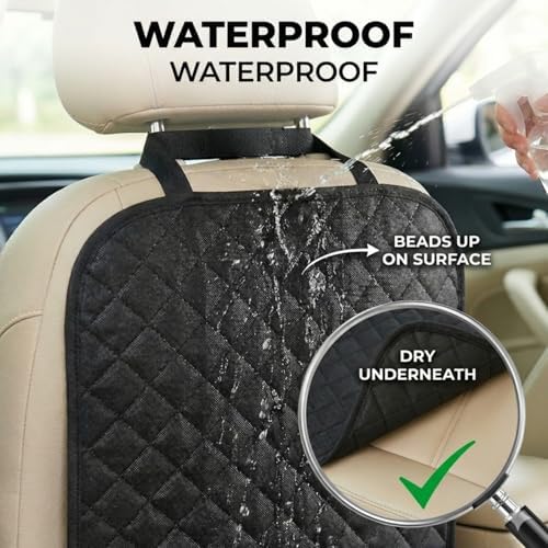 SAVUK 2 Pack Car Back Seat Cover and Organizer Protector from Dirt Scratches - Image 6