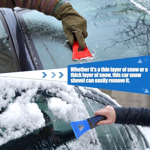 Frienda 4 Pcs Ice Scraper for Car Windshield Snow Frost Removal - Image 6