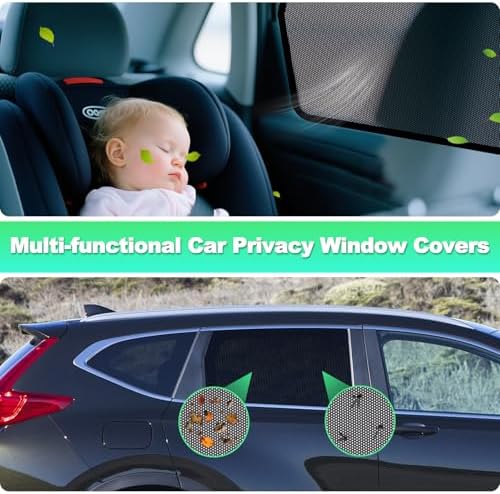 CRV Window Shades 2017-2022, Rear Side Mesh - Image 5