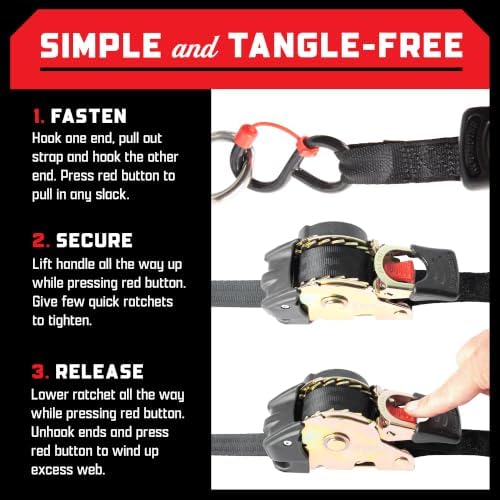 Erickson Pro Series Ratcheting Tie-Down Strap - Image 4