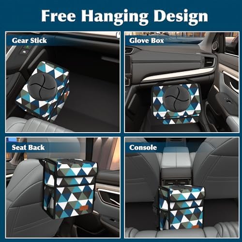 Femuar Car Trash Can with Lid - Image 6