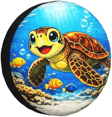Sea Turtle Spare Tire Cover Weatherproof Wheel Protectors Universal Wheel Covers by Unknown