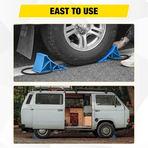Nilight Wheel Chocks, Heavy Duty Wheel Stopper - Image 6