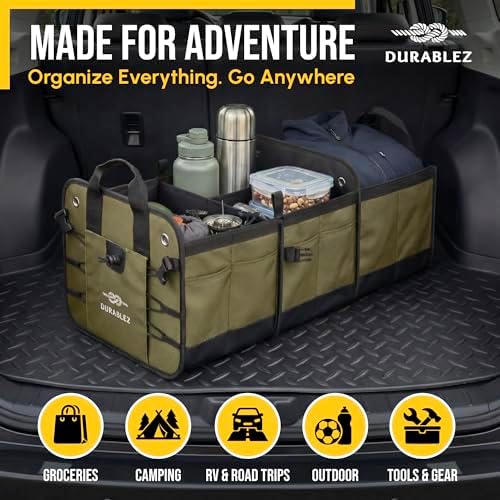 Large Car Trunk Organizer, Modular & Collapsible - Image 3