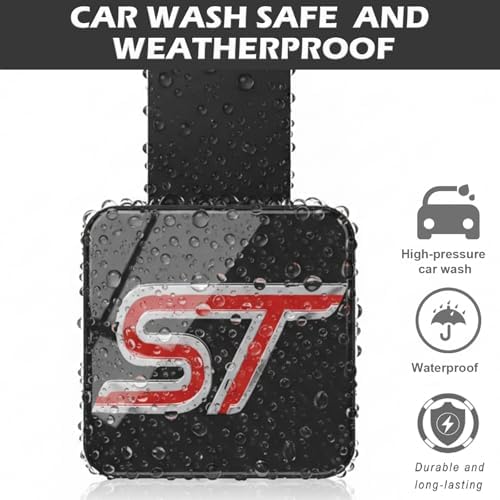 ST Logo Hitch Cover for 2 Inch Receivers, ST Trailer Hitch Cover Tube Plug - Image 3