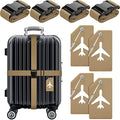 Weewooday 8 Pcs Luggage Straps Suitcase Tags Set by Weewooday