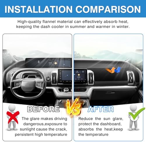 Autorder Dashboard Cover Mat for Ford Expedition 2025 2026 Accessories Dash - Image 3