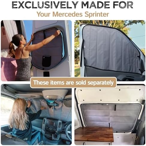 Living in a Bubble Insulated Blackout Rear Left Side Window Cover - Image 6