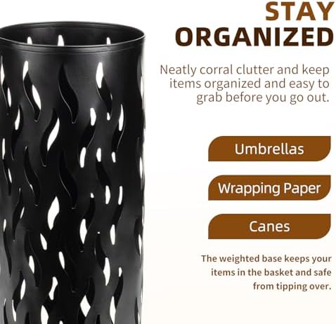 Umbrella Holder, Metal Umbrella Stand - Image 4