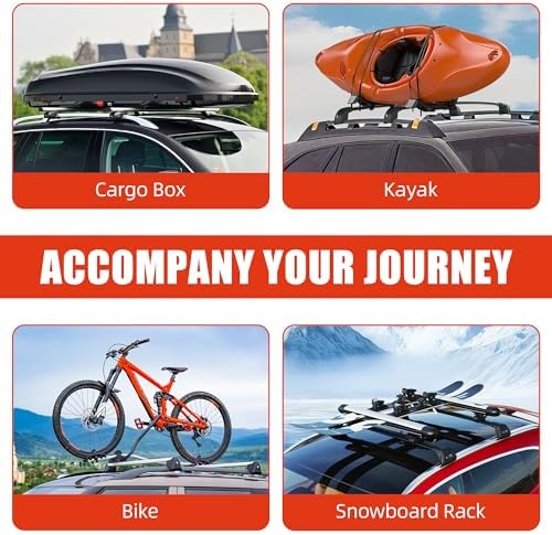 Roof Rack Cross Bars for 2023-2026 Honda CRV 396lbs Roof Rails Crossbars - Image 7