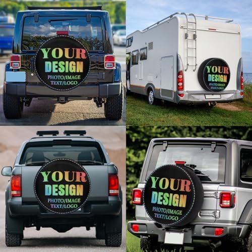 Custom Name Spare Tire Cover Dust-Proof Wheel Protector - Image 6