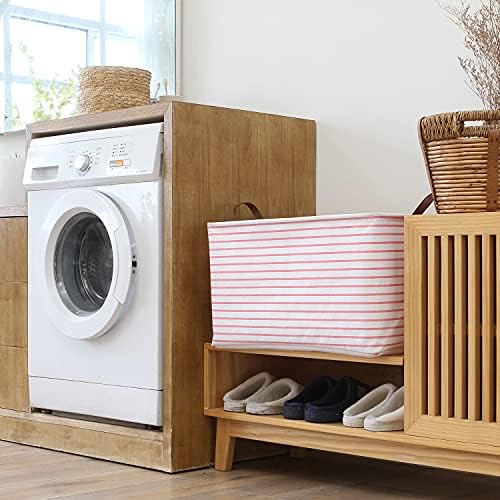 Hinwo 70L Extra Large Canvas Storage Bin - Image 2