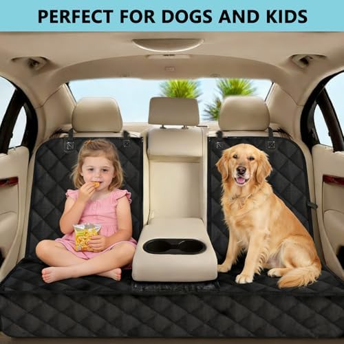 SNZ Dog Car Seat Cover for Back Seat, Waterproof Pet Seat Protector - Image 3