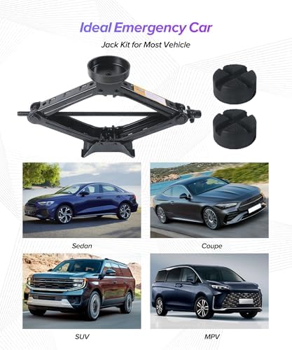 2.5 Ton Car Jack, Car Accessories Portable Scissor Jack, Universal Tire Jacks - Image 7
