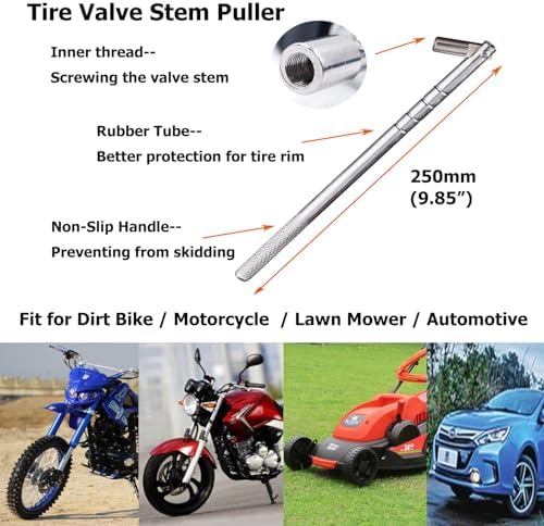 Dr.Roc Tire Valve Stem Puller Tools Set –1 x Valve Stem Installer, 10 x Brass - Image 2