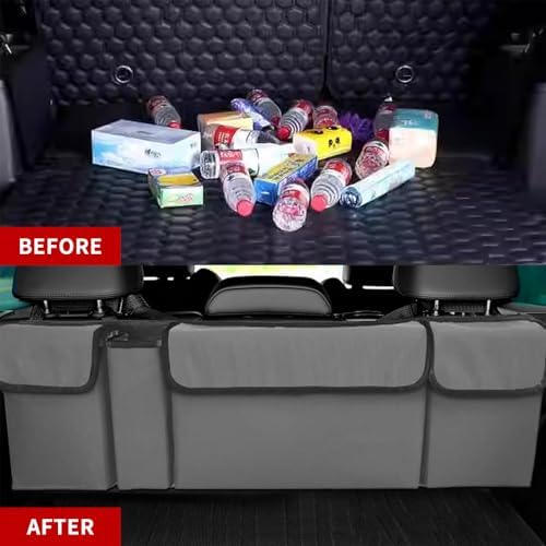 Car Trunk Organizer, Backseat Hanging Large Storage - Image 3
