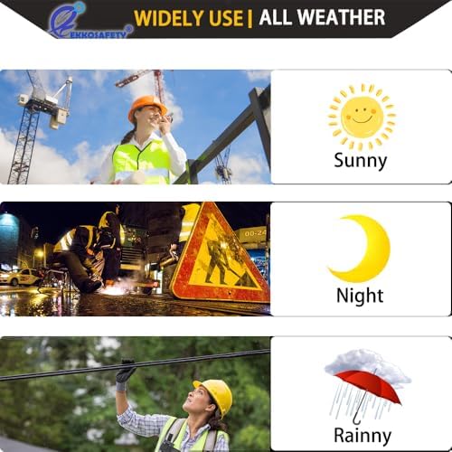 Hi Vis Reflective Safety Vest for Men Women - Image 7