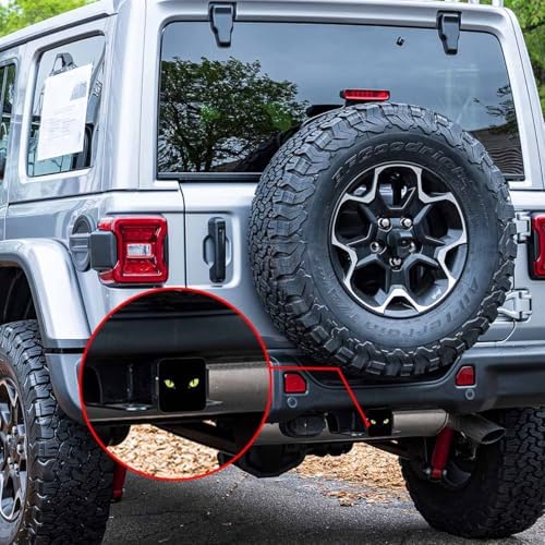 Hitch Receiver Cover Cat Eye, Rubber Trailer Hitch Cover Towing Hitch Cover - Image 7