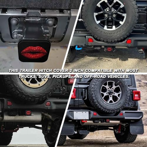 2" Trailer Hitch Cover Rubber Receiver Tube Cap Trailer Hitch Covers - Image 5