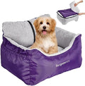 BurgeonNest Dog Car Seat for Small Dogs & Cats Under 25 lbs by Lifelongfriendsbelovedfamily