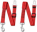 Dog Car Restraint Tether 2Pcs, Retractable Pet Travel Harness by Ortarco