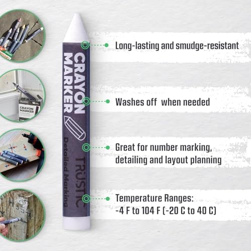 Lumber Crayon for Wood, Tire Paint Marker Crayons - Image 2