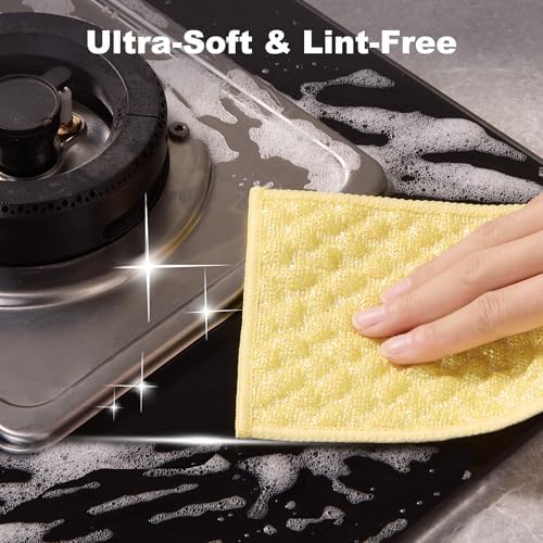 JOYMOOP Microfiber Cleaning Cloth, 16 Piece Set, Extra Small - Image 6