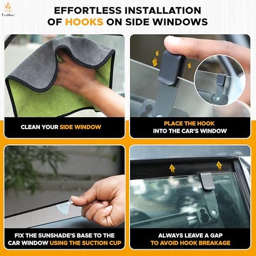 EcoNour Sun Visor, Car Shades for Side Windows - Image 6
