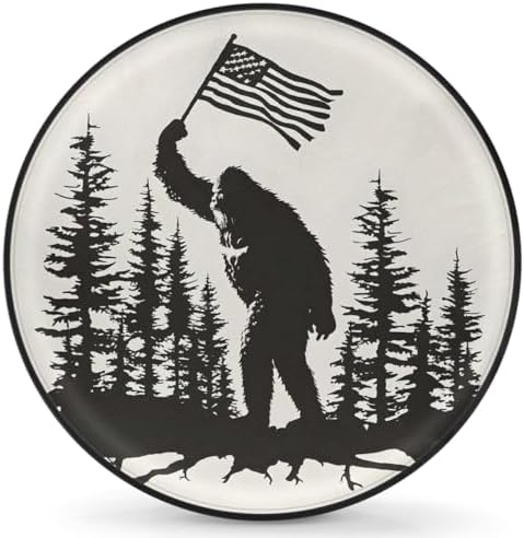 Bigfoot Spare Tire Cover 17in Spare Wheel Covers Tire Storage Cover by YoYoYuchong