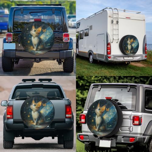 Cat Fairy Spare Tire Cover Dust-Proof Wheel Protector - Image 6