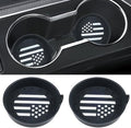 Amooca 2-Pack Car Cup Coaster Silicone Spill-Proof Cup Holder Inserts by Amooca