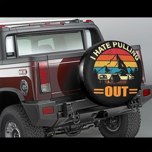 I Hate Pulling Out Spare Tire Cover Wheel Protectors Waterproof Wheel Covers - Image 4