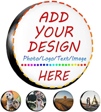 Custom Spare Tire Cover Personzlized Waterproof Dust-Proof Universal Wheel Tire by AHOBAGGA