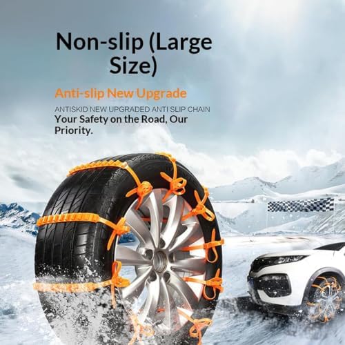 New tire anti-skid strips, reusable emergency anti-skid nylon cable ties - Image 3