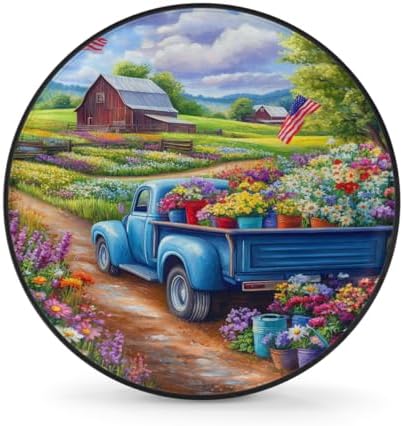 Garden Spare Tire Cover 14in Spare Wheel Covers Tire Storage Cover by YoYoYuchong
