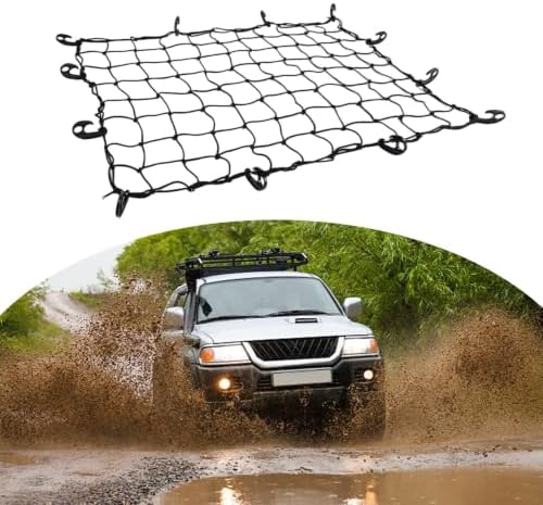 For Roof Top Rack Cargo Net 120X90cm, Mesh Barrier Cover - Image 4