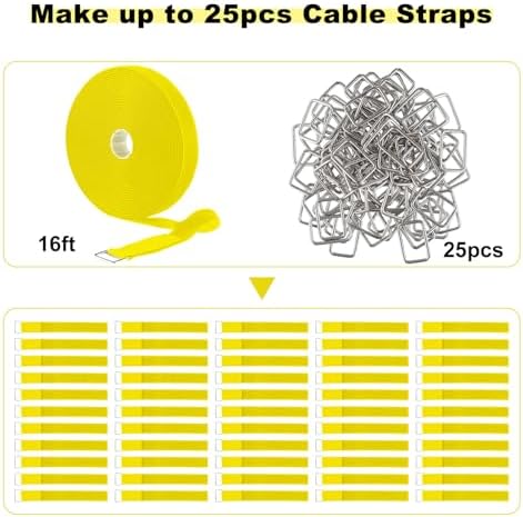 YMCRLUX 1"x16ft Hook and Loop Straps - Image 4