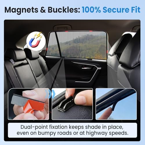 KUST Car Window Shades for 2017-2023 Mazda CX5 CX-5 Accessories, Breathable - Image 6