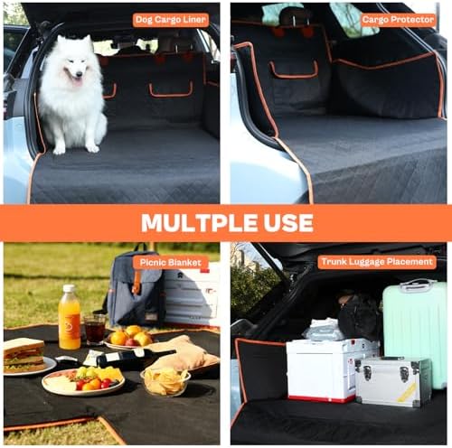 IVY&LANE SUV Cargo Liner for Dogs, Waterproof Trunk Cover Dog Car Seat Mat for - Image 7