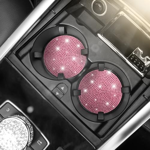 Osilly 2PCS 2.75 Inch Rhinestone Cup Holder Coasters - Image 6