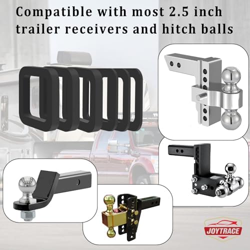 6 Pack - Multiple Size Combination，2.5 Inch Hitch Receiver Silencer Pad - Image 6