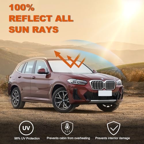 Foldable Front Windshield Sunshade fit - Image 3