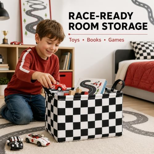 MAIZMZ Rectangular Storage Basket Collapsible Organizer Bin Waterproof Toy Box - Image 2