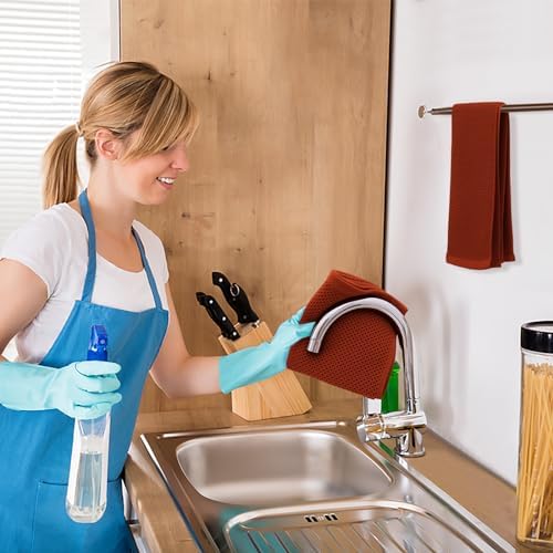 Kitinjoy 100% Cotton Waffle 4-Pack Kitchen Towels - Image 5