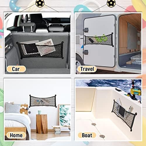 Frienda 2 Pcs Small Cargo Net Boat Storage Mesh Netting, 31.5 X 9.8 Inches - Image 6